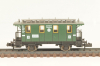 Вагон пассажирский 3 -й клас, (number 049 033), 2-х осный, DRG, Epoche II (1920 - 1950) с освещением, зеленый, 8051, Fleischmann 1:160 (N)