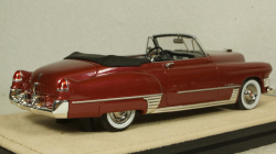 Cadillac Series 62 convertible open top 1949, maroon, STM49303, Stamp models 1:43