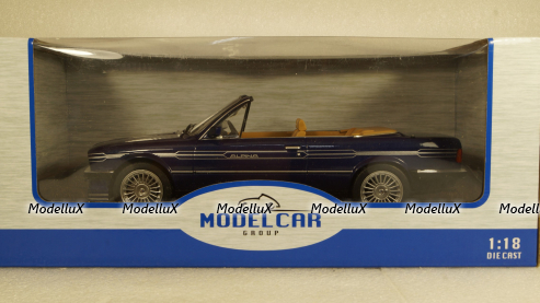 BMW Alpina C2 2.7 Cabriolet Basis BMW E30 1986 metallic-blue/dekor, MCG18224, MCG 1:18