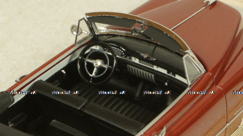 Cadillac Series 62 convertible open top 1949, maroon, STM49303, Stamp models 1:43