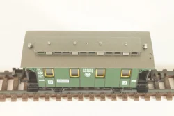 Вагон пассажирский 3 -й клас, (number 049 033), 2-х осный, DRG, Epoche II (1920 - 1950) с освещением, зеленый, 8051, Fleischmann 1:160 (N)