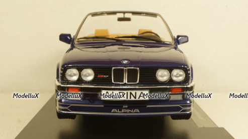 BMW Alpina C2 2.7 Cabriolet Basis BMW E30 1986 metallic-blue/dekor, MCG18224, MCG 1:18