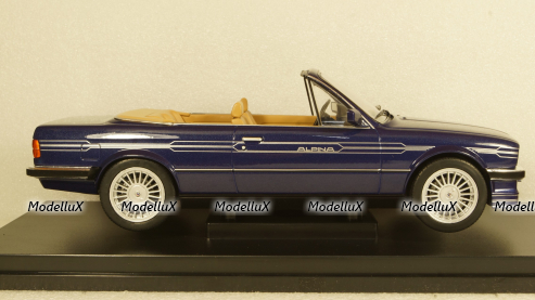BMW Alpina C2 2.7 Cabriolet Basis BMW E30 1986 metallic-blue/dekor, MCG18224, MCG 1:18
