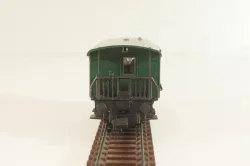Вагон багажный, 2-х осный, DRG, Epoche II (1920 - 1950) с освещением, зеленый, 8055, Fleischmann 1:160 (N)