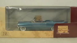 Cadillac Eldorado Biarritz Open top Bahama Blue Metallic 1955, STM55001, Stamp models 1:43