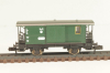 Вагон багажный, 2-х осный, DRG, Epoche II (1920 - 1950) с освещением, зеленый, 8055, Fleischmann 1:160 (N)