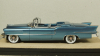 Cadillac Eldorado Biarritz Open top Bahama Blue Metallic 1955, STM55001, Stamp models 1:43