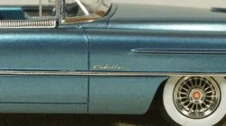 Cadillac Eldorado Biarritz Open top Bahama Blue Metallic 1955, STM55001, Stamp models 1:43