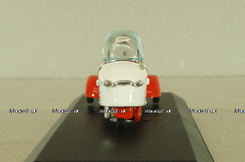 Messwrshmitt KR 200 Kabinenroller 1960, white/red, 680, Vitesse 1:43