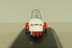 Messwrshmitt KR 200 Kabinenroller 1960, white/red, 680, Vitesse 1:43