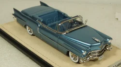 Cadillac Eldorado Biarritz Open top Bahama Blue Metallic 1955, STM55001, Stamp models 1:43