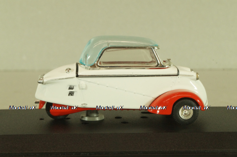 Messwrshmitt KR 200 Kabinenroller 1960, white/red, 680, Vitesse 1:43