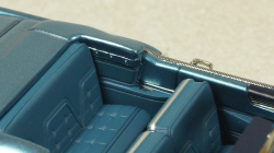 Cadillac Eldorado Biarritz Open top Bahama Blue Metallic 1955, STM55001, Stamp models 1:43