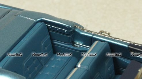 Cadillac Eldorado Biarritz Open top Bahama Blue Metallic 1955, STM55001, Stamp models 1:43