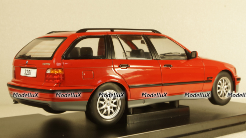 BMW 3rd E36 Touring 1995 red, MCG18154, MCG 1:18