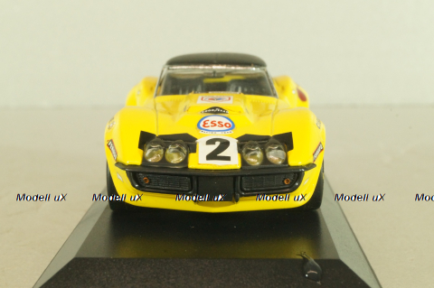 Chevrolet Corvette #2 Le Mans 1968, Greder racing, yellow, L086, Vitesse 1:43