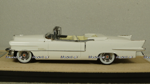 Cadillac Eldorado Biarritz Open top White 1955, STM55003, Satmp Models 1:43