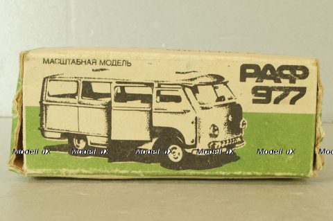 Раф-977, зеленый, з-д Двигатель 1:43 