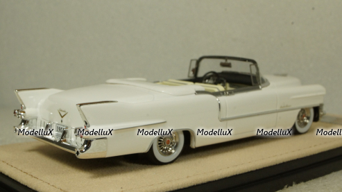 Cadillac Eldorado Biarritz Open top White 1955, STM55003, Satmp Models 1:43