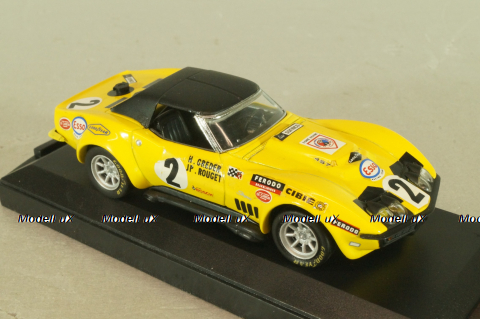 Chevrolet Corvette #2 Le Mans 1968, Greder racing, yellow, L086, Vitesse 1:43