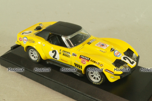 Chevrolet Corvette #2 Le Mans 1968, Greder racing, yellow, L086, Vitesse 1:43