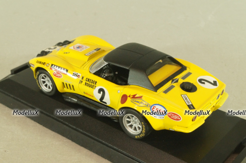 Chevrolet Corvette #2 Le Mans 1968, Greder racing, yellow, L086, Vitesse 1:43