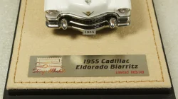 Cadillac Eldorado Biarritz Open top White 1955, STM55003, Satmp Models 1:43