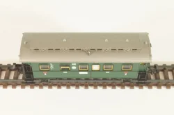 Вагон пассажирский 2/3 -й клас, (number 37 919), 2-х осный, DRG, Epoche II (1920 - 1950) с освещением, зеленый, 8066, Fleischmann 1:160 (N)