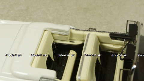 Cadillac Eldorado Biarritz Open top White 1955, STM55003, Satmp Models 1:43