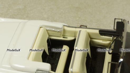Cadillac Eldorado Biarritz Open top White 1955, STM55003, Satmp Models 1:43