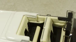 Cadillac Eldorado Biarritz Open top White 1955, STM55003, Satmp Models 1:43