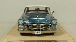 Cadillac Eldorado Biarritz Close top Bahama Blue Metallic 1955, STM55002, Satmp Models 1:43