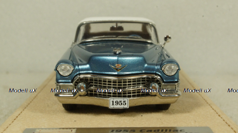 Cadillac Eldorado Biarritz Close top Bahama Blue Metallic 1955, STM55002, Satmp Models 1:43