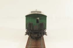 Вагон пассажирский 3 -й клас, (number 055 878), 2-х осный, DRG, Epoche II (1920 - 1950) с освещением, зеленый, 8067, Fleischmann 1:160 (N)