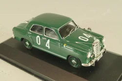 Mercedes-Benz 180 D (W120) #4, Mille Miglia 1955, green, MBOMS080, Mercedes-Benz-Offizielle Modell-Sammlung #80, Altaya 1:43