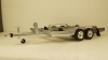 Прицеп автовоз Autotrailer silver, IXO 1:18