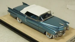 Cadillac Eldorado Biarritz Close top Bahama Blue Metallic 1955, STM55002, Satmp Models 1:43
