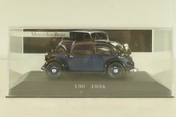 Mercedes-Benz 130 (W23) 1934, black/dark blue, MBOMS023, Mercedes-Benz-Offizielle Modell-Sammlung #23, Altaya 1:43
