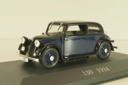 Mercedes-Benz 130 (W23) 1934, black/dark blue, MBOMS023, Mercedes-Benz-Offizielle Modell-Sammlung #23, Altaya 1:43
