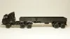 Прицеп автовоз Autotrailer silver, IXO 1:18