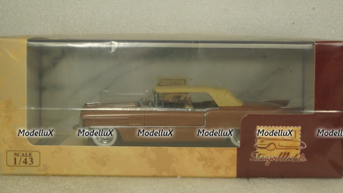 Cadillac Eldorado Biarritz Close top Copper Metallic 1955, STM55006, Satmp Models 1:43