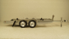 Прицеп автовоз Autotrailer silver, IXO 1:18