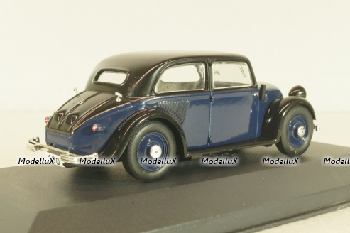 Mercedes-Benz 130 (W23) 1934, black/dark blue, MBOMS023, Mercedes-Benz-Offizielle Modell-Sammlung #23, Altaya 1:43