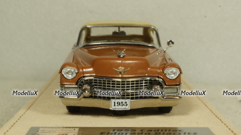 Cadillac Eldorado Biarritz Close top Copper Metallic 1955, STM55006, Satmp Models 1:43