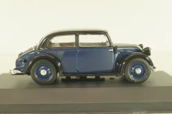 Mercedes-Benz 130 (W23) 1934, black/dark blue, MBOMS023, Mercedes-Benz-Offizielle Modell-Sammlung #23, Altaya 1:43
