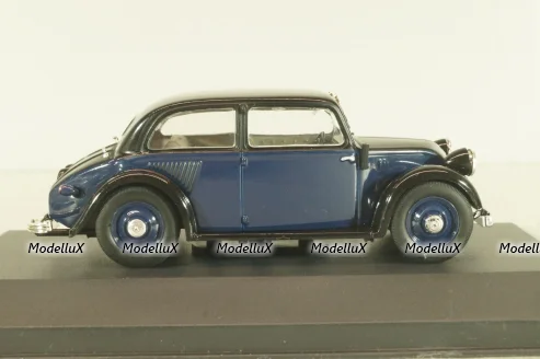 Mercedes-Benz 130 (W23) 1934, black/dark blue, MBOMS023, Mercedes-Benz-Offizielle Modell-Sammlung #23, Altaya 1:43