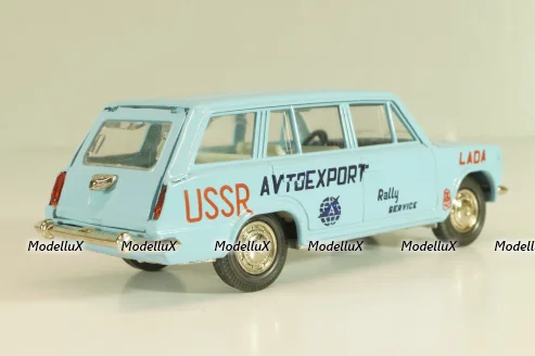 Ваз-2102 Жигули, Rally Sport, голубая, Август 1988г., Тантал/Радон 1:43