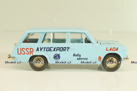 Ваз-2102 Жигули, Rally Sport, голубая, Август 1988г., Тантал/Радон 1:43
