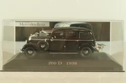 Mercedes-Benz 260 D Pullman (W138) limousine 1938, black, Mercedes-Benz-Offizielle Modell-Sammlung #19, Altaya 1:43
