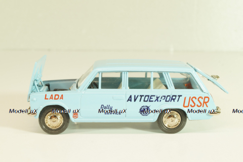 Ваз-2102 Жигули, Rally Sport, голубая, Август 1988г., Тантал/Радон 1:43